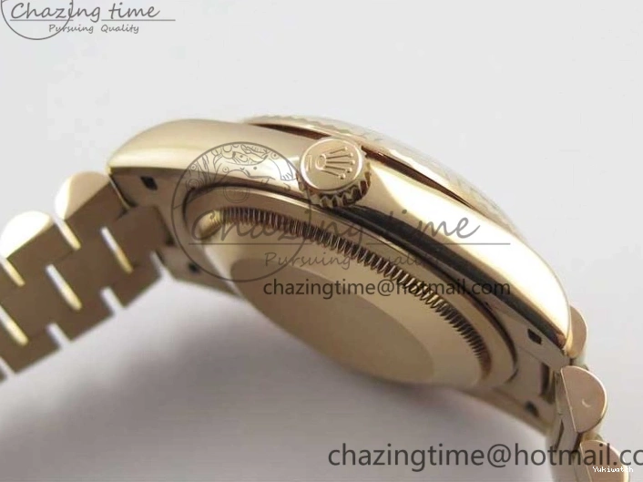 Maker Day-Date 128239 RG Black on Crystral Edition Bracelet RG Best Dial Markers 36 Bp President 1221